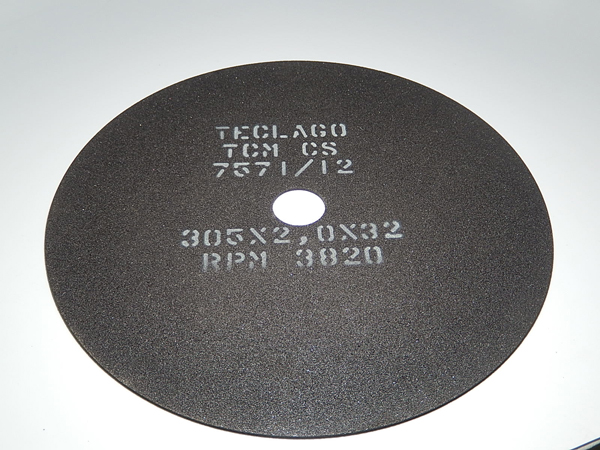 Disco de corte para metalografia - 305mmX2,0mmX32mm-TCMCS Imagem 1