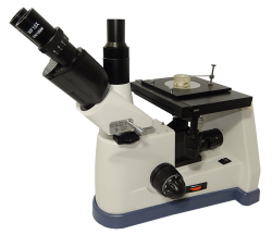 Microscópio metalográfico trinocular MCB100